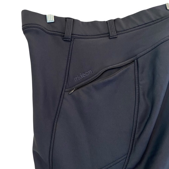 Irideon Riding Pants Women's XL Grey Equestrian Horse Breeches Knee Patch Tights - Picture 1 of 12